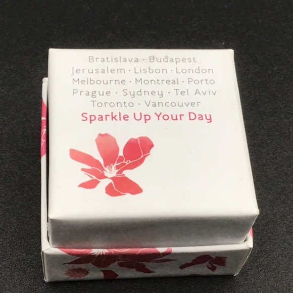 - Rose Shaped Turquoise Silver Stud Earrings by Magnolia Jewelry - Picture 7 of 7